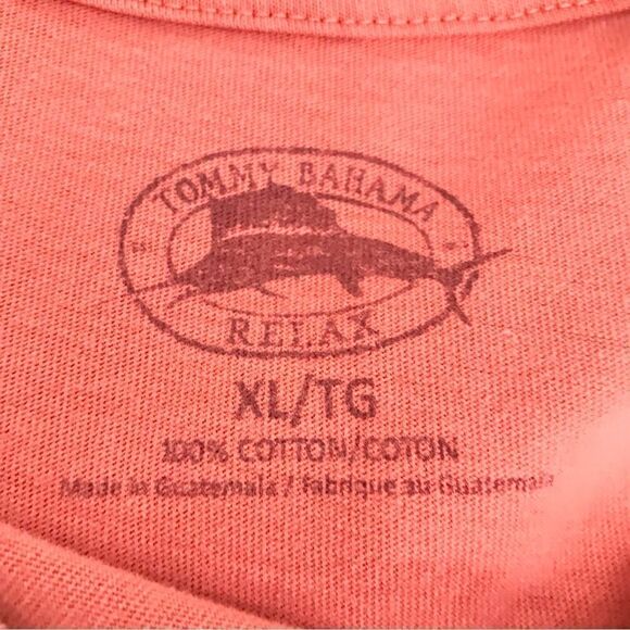 Tommy Bahama Coral Relaxed Fit Sound Waves Brew Pin Up T-Shirt - Picture 8 of 9